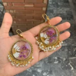 Lilac Resin Jhumkay