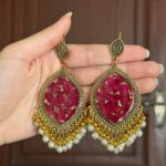 Rose Preserved Jhumkas