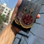 Rose and Gold Jhumkas